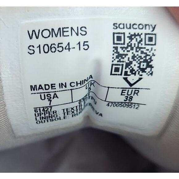 Saucony S101654-15 Guide 14 Women's Power Run‎ Sneakers Size 7 - Picture 8 of 8